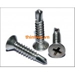 Vít tự khoan đầu bằng INOX SUS 410 - 304